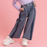 サイドラインデニムストレートパンツ | URBAN CHERRY | 詳細画像1