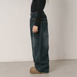 フロントポケットデザインルーズデニム | URBAN CHERRY | 詳細画像4