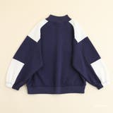 ディズニー ロゴプリントオーバーサイズハーフジップスウェット+サイドラインパンツ | URBAN CHERRY | 詳細画像11