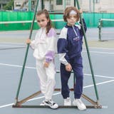 ディズニー ロゴプリントオーバーサイズハーフジップスウェット+サイドラインパンツ | URBAN CHERRY | 詳細画像12