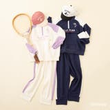 ディズニー ロゴプリントオーバーサイズハーフジップスウェット+サイドラインパンツ | URBAN CHERRY | 詳細画像2