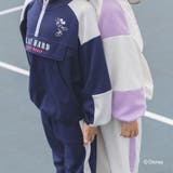 ディズニー ロゴプリントオーバーサイズハーフジップスウェット+サイドラインパンツ | URBAN CHERRY | 詳細画像31