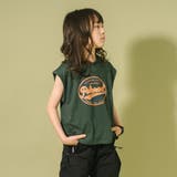 カレッジロゴプリントフレンチスリーブビッグTシャツ | URBAN CHERRY | 詳細画像14