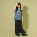 カレッジロゴプリントフレンチスリーブビッグTシャツ | URBAN CHERRY | 詳細画像20