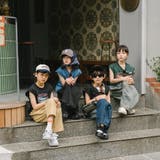 カレッジロゴプリントフレンチスリーブビッグTシャツ | URBAN CHERRY | 詳細画像27