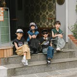 カレッジロゴプリントフレンチスリーブビッグTシャツ | URBAN CHERRY | 詳細画像35