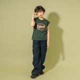 カレッジロゴプリントフレンチスリーブビッグTシャツ | URBAN CHERRY | 詳細画像42