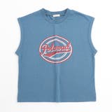 カレッジロゴプリントフレンチスリーブビッグTシャツ | URBAN CHERRY | 詳細画像6