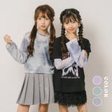 【ぐーんと伸びる・透け感映え柄】万能ニュアンスシアートップス | URBAN CHERRY | 詳細画像1 