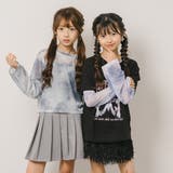 【ぐーんと伸びる・透け感映え柄】万能ニュアンスシアートップス | URBAN CHERRY | 詳細画像15 
