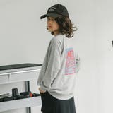 【POLAROAD/ポーラロード】CATプリントオーバーサイズトレーナー | URBAN CHERRY | 詳細画像3