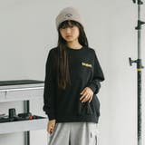 【POLAROAD/ポーラロード】CATプリントオーバーサイズトレーナー | URBAN CHERRY | 詳細画像5