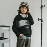 【POLAROAD/ポーラロード】配色切り替えロゴオーバーサイズトレーナー | URBAN CHERRY | 詳細画像11