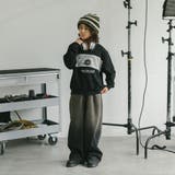 【POLAROAD/ポーラロード】配色切り替えロゴオーバーサイズトレーナー | URBAN CHERRY | 詳細画像13