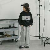 【POLAROAD/ポーラロード】配色切り替えロゴオーバーサイズトレーナー | URBAN CHERRY | 詳細画像16