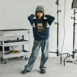 【POLAROAD/ポーラロード】配色切り替えロゴオーバーサイズトレーナー | URBAN CHERRY | 詳細画像20