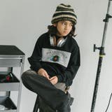 【POLAROAD/ポーラロード】配色切り替えロゴオーバーサイズトレーナー | URBAN CHERRY | 詳細画像34