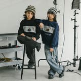 【POLAROAD/ポーラロード】配色切り替えロゴオーバーサイズトレーナー | URBAN CHERRY | 詳細画像39