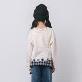 【軽量なのに暖かい"かるポカ"素材】フロントロゴダメージニット | URBAN CHERRY | 詳細画像10 