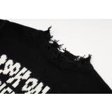 【軽量なのに暖かい"かるポカ"素材】フロントロゴダメージニット | URBAN CHERRY | 詳細画像23 