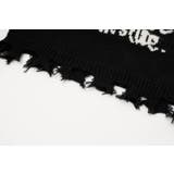 【軽量なのに暖かい"かるポカ"素材】フロントロゴダメージニット | URBAN CHERRY | 詳細画像25 