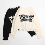 【軽量なのに暖かい"かるポカ"素材】フロントロゴダメージニット | URBAN CHERRY | 詳細画像3 