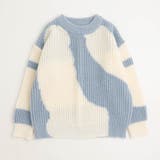 【軽量なのに暖かい"かるポカ"素材】ニュアンスカラーデザインニット | URBAN CHERRY | 詳細画像7 