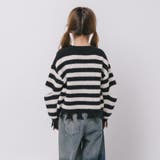 【軽量なのに暖かい"かるポカ"素材】ボーダーリラックスカットデザインニット | URBAN CHERRY | 詳細画像10 