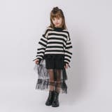 【軽量なのに暖かい"かるポカ"素材】ボーダーリラックスカットデザインニット | URBAN CHERRY | 詳細画像21 