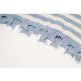 【軽量なのに暖かい"かるポカ"素材】ボーダーリラックスカットデザインニット | URBAN CHERRY | 詳細画像29 