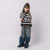 【軽量なのに暖かい"かるポカ"素材】ボーダーリラックスカットデザインニット | URBAN CHERRY | 詳細画像41 