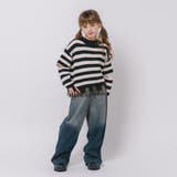 【軽量なのに暖かい"かるポカ"素材】ボーダーリラックスカットデザインニット | URBAN CHERRY | 詳細画像42 