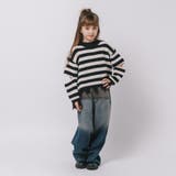 【軽量なのに暖かい"かるポカ"素材】ボーダーリラックスカットデザインニット | URBAN CHERRY | 詳細画像43 