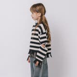 【軽量なのに暖かい"かるポカ"素材】ボーダーリラックスカットデザインニット | URBAN CHERRY | 詳細画像9 