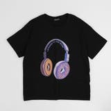ファンシードーナツヘッドホンプリントオーバーサイズTシャツ | URBAN CHERRY | 詳細画像7