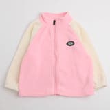 ピンク | ワンポイントバイカラーフリース | URBAN CHERRY