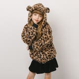 レオパードクマ耳ファーパーカー | URBAN CHERRY | 詳細画像1 