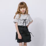 【2点セット】フレンチロゴプリントリボンTシャツ＋カーゴミニスカート | URBAN CHERRY | 詳細画像1 