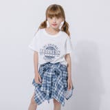 【2点セット】ロゴプリントTシャツ＋巻きシャツ風スカート | URBAN CHERRY | 詳細画像1 