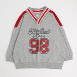 杢グレー | 【U.TRACK/ユードットトラック】オーバーサイズVネックロゴトップス | URBAN CHERRY