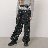 チュールティアードフリルリボンプリントボトムス | URBAN CHERRY | 詳細画像1 