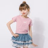バックカットデザインワンポイントリボンプリントTシャツ | URBAN CHERRY | 詳細画像1