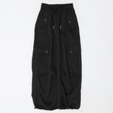 ブラック | ニータックデザインカラーカーゴパンツ | URBAN CHERRY