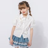 カットデザインギャザーパフスリーブクロップドブラウス | URBAN CHERRY | 詳細画像1 