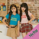 【MELTY BUNNY/メルティバニー】配色メロウロゴプリントTシャツ | URBAN CHERRY | 詳細画像1