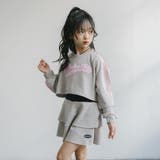 【U.TRACK】ロゴ刺繍クロップドロゴトレーナー | URBAN CHERRY | 詳細画像1