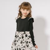 ショルダーパールフリル切り替えフラワーワンピース | URBAN CHERRY | 詳細画像1