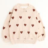 ブラウン | バイカラーパフスリーブニットカーディガン | URBAN CHERRY