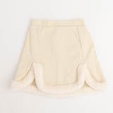 アイボリー | 【Mielボアシリーズ】裾ボアスリット台形ミニスカート | URBAN CHERRY