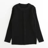 ブラック | リブニットトップス | URBAN CHERRY